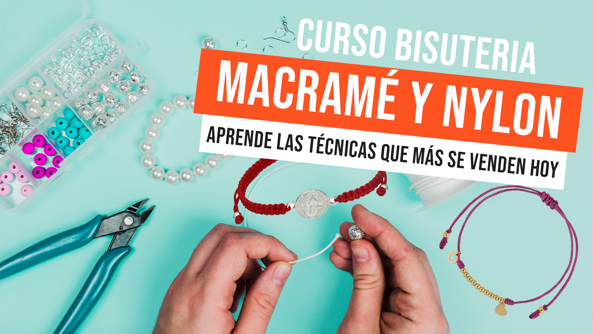 Curso de Joyería Macramé y Nylon: Diseño de Pulseras, Collares y Anillos